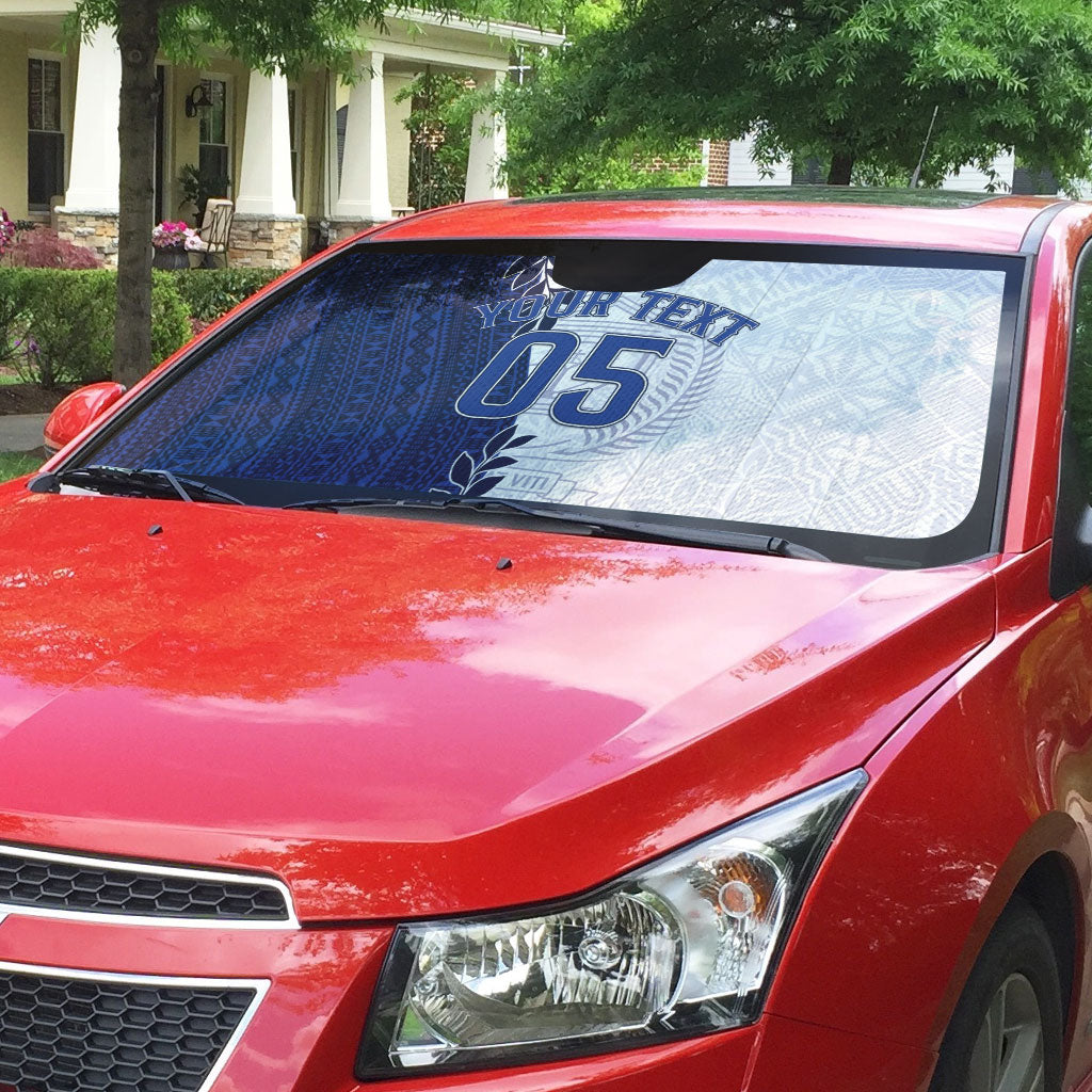 Custom Fiji Queen Victoria School Auto Sun Shade 120 Years Anniversary LT05 - Polynesian Pride