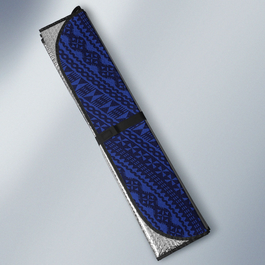 Custom Fiji Queen Victoria School Auto Sun Shade 120 Years Anniversary LT05 - Polynesian Pride