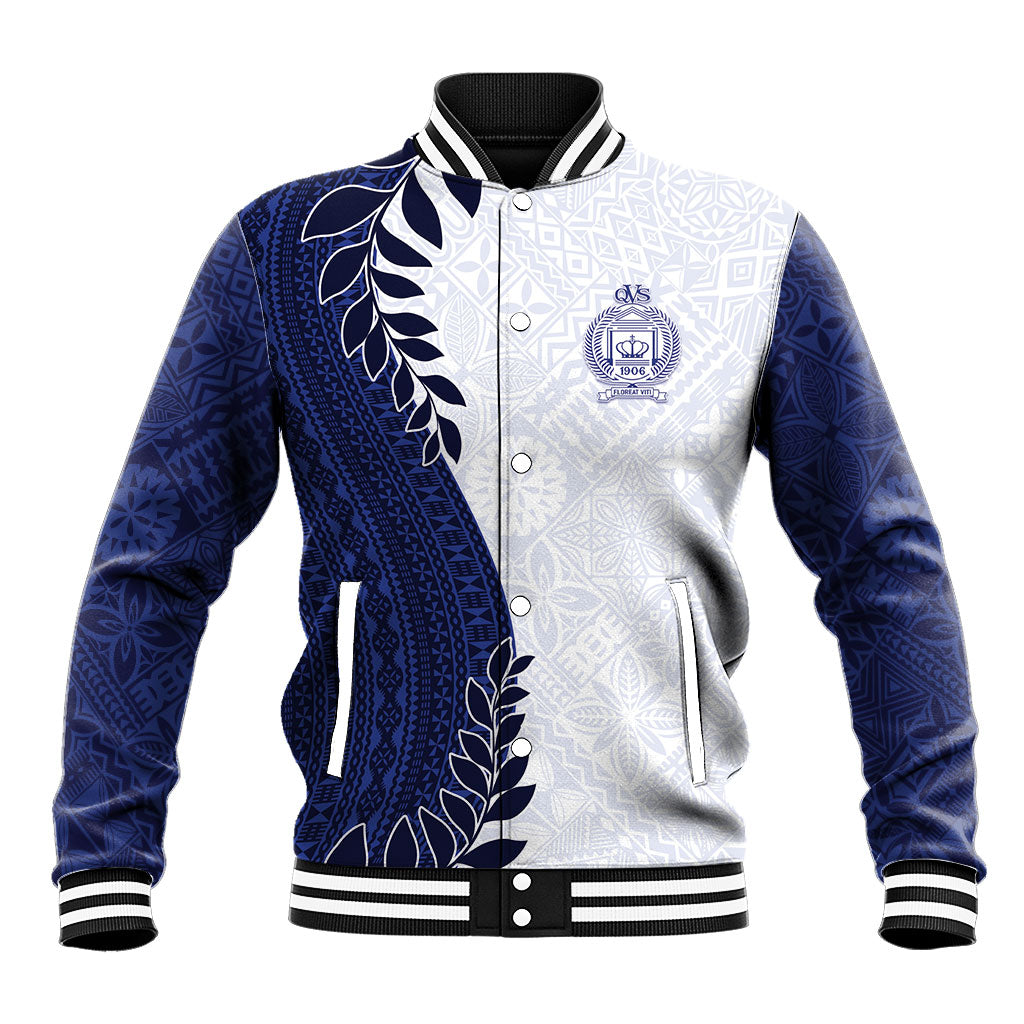 Custom Fiji Queen Victoria School Baseball Jacket 120 Years Anniversary