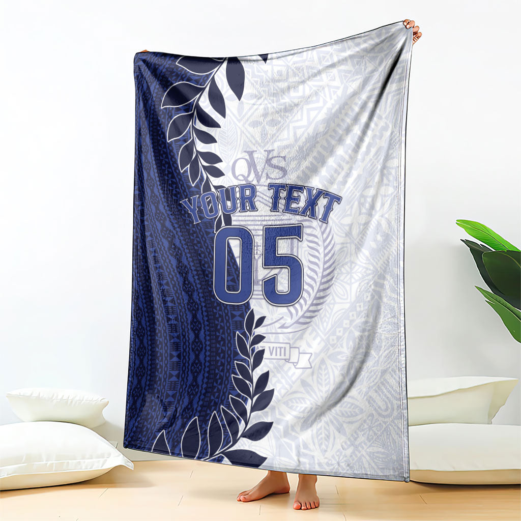 Custom Fiji Queen Victoria School Blanket 120 Years Anniversary