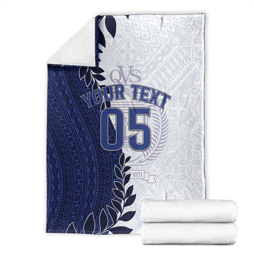 Custom Fiji Queen Victoria School Blanket 120 Years Anniversary