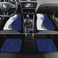 Custom Fiji Queen Victoria School Car Mats 120 Years Anniversary LT05 Set 4pcs White - Polynesian Pride