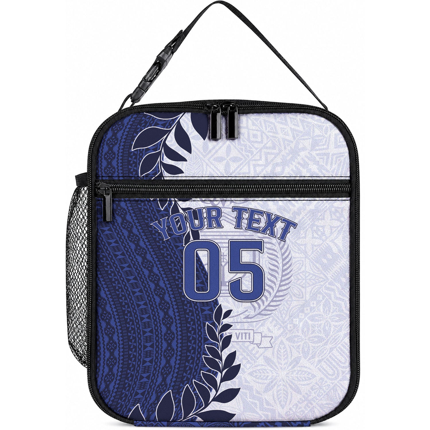 Custom Fiji Queen Victoria School Lunch Bag 120 Years Anniversary LT05 10.2 × 8.3 × 4.3 inch White - Polynesian Pride