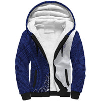 Custom Fiji Queen Victoria School Sherpa Hoodie 120 Years Anniversary LT05 Unisex White - Polynesian Pride