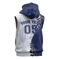 Custom Fiji Queen Victoria School Sleeveless Hoodie 120 Years Anniversary LT05 - Polynesian Pride