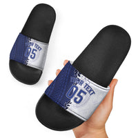Custom Fiji Queen Victoria School Slide Sandals 120 Years Anniversary LT05 - Polynesian Pride