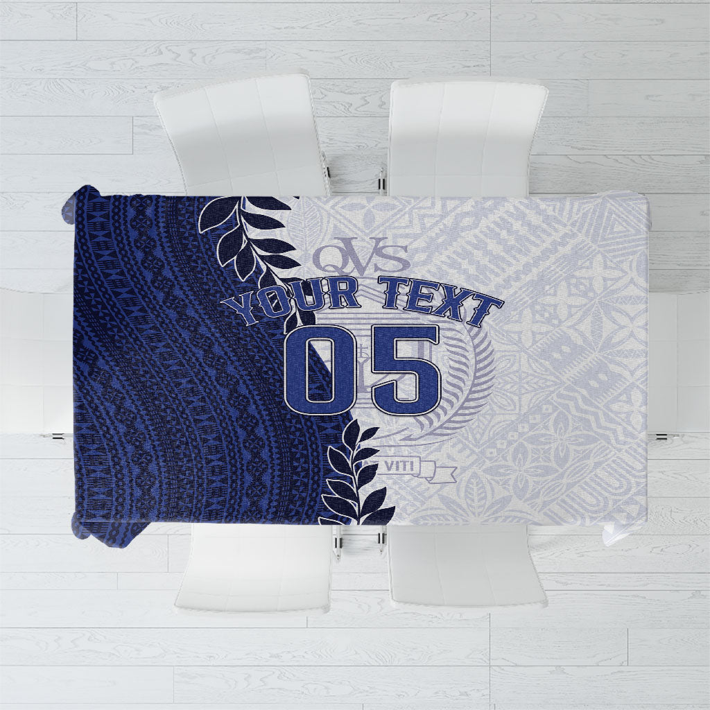 Custom Fiji Queen Victoria School Tablecloth 120 Years Anniversary