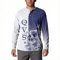 Personalised Fiji Queen Victoria School 1906 Button Sweatshirt Floreat Viti LT05 - Polynesian Pride