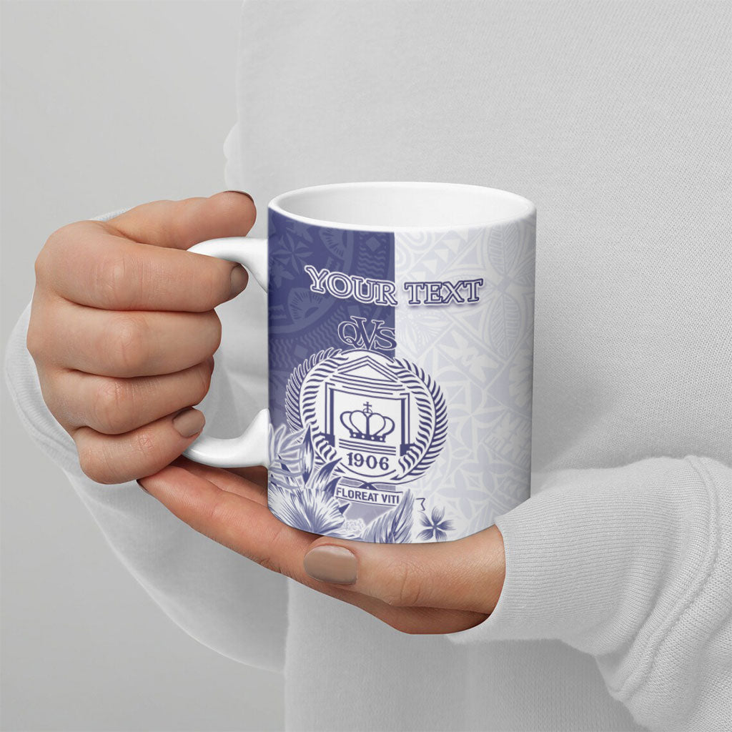 Personalised Fiji Queen Victoria School 1906 Ceramic Mug Floreat Viti LT05 - Polynesian Pride