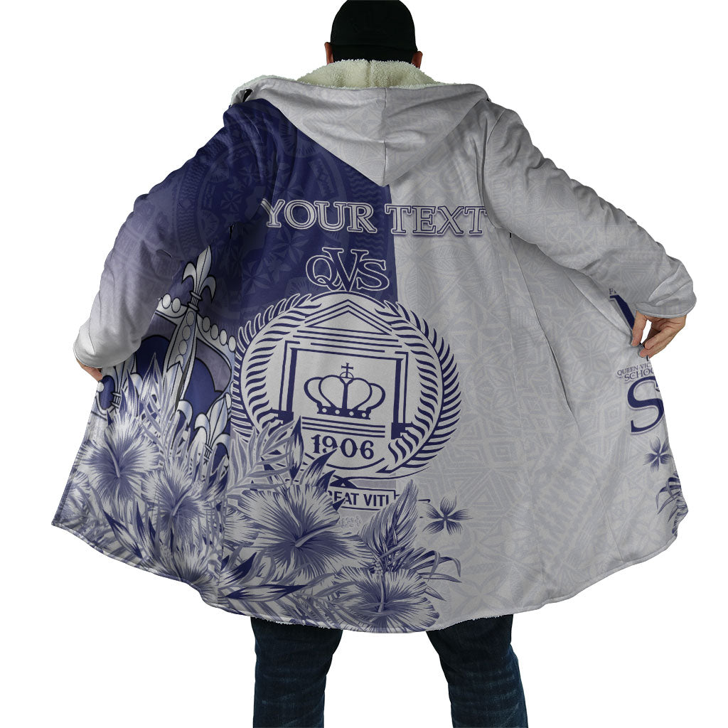 Personalised Fiji Queen Victoria School 1906 Cloak Floreat Viti LT05 - Polynesian Pride