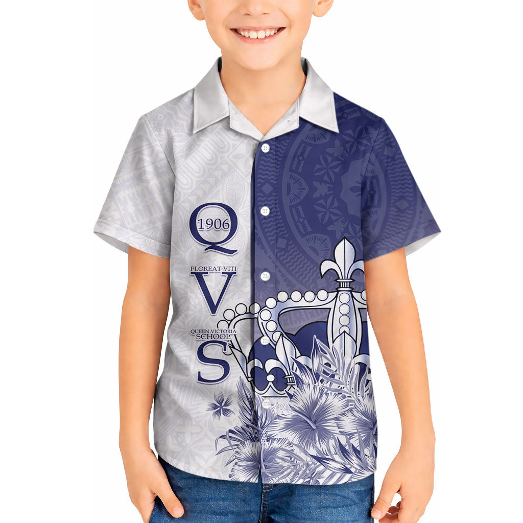 Personalised Fiji Queen Victoria School 1906 Hawaiian Shirt Floreat Viti LT05 - Polynesian Pride