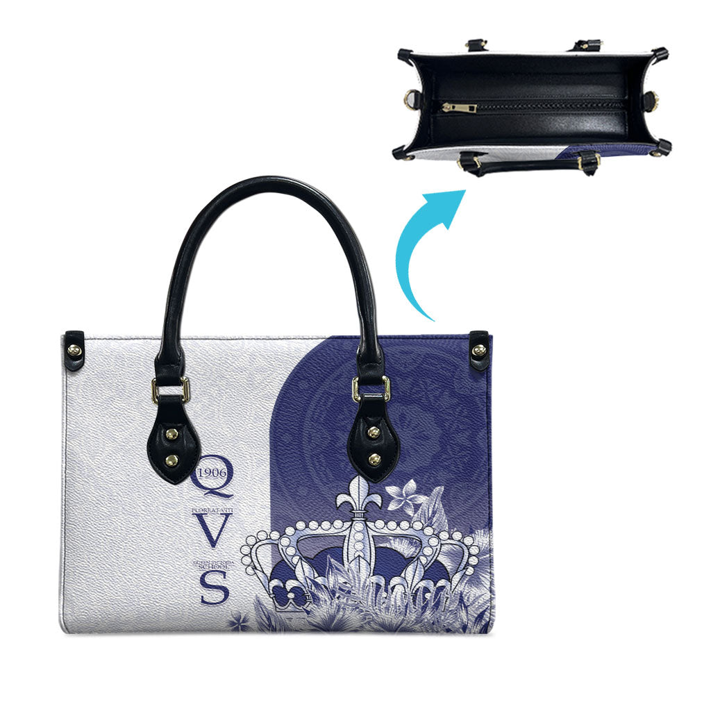 Fiji Queen Victoria School 1906 Leather Bag Floreat Viti