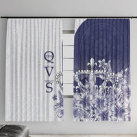 Fiji Queen Victoria School 1906 Window Curtain Floreat Viti