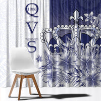 Fiji Queen Victoria School 1906 Window Curtain Floreat Viti