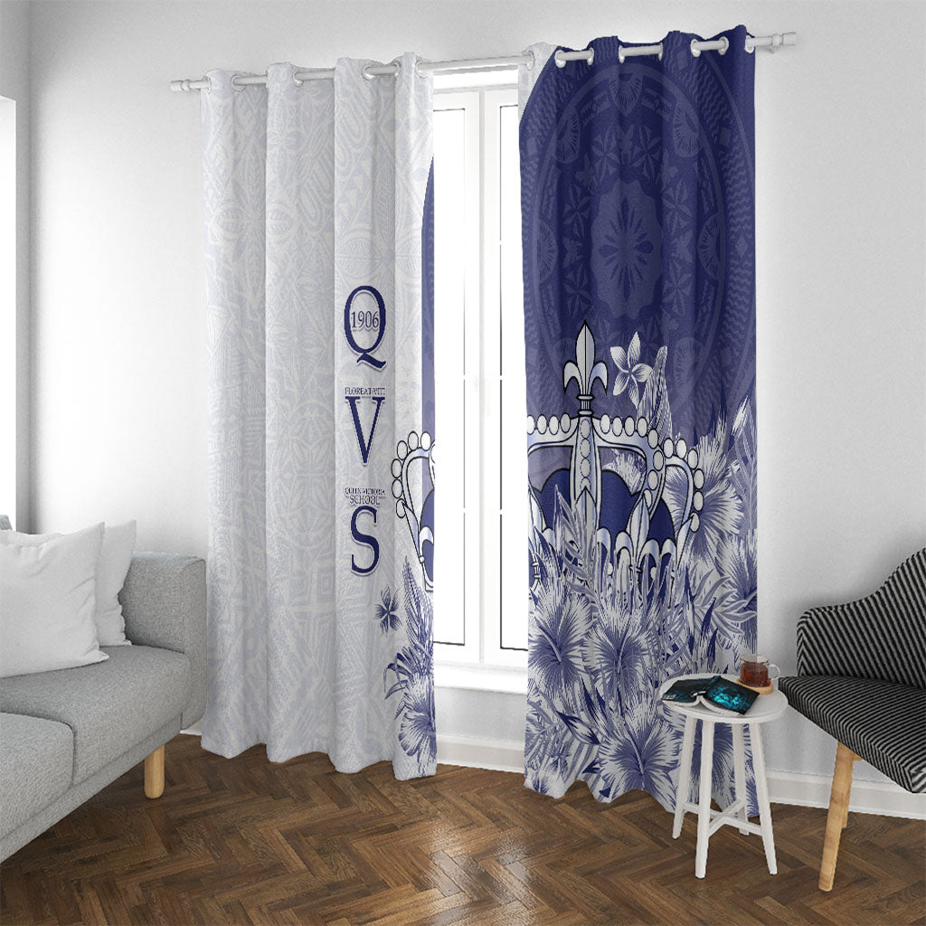 Fiji Queen Victoria School 1906 Window Curtain Floreat Viti