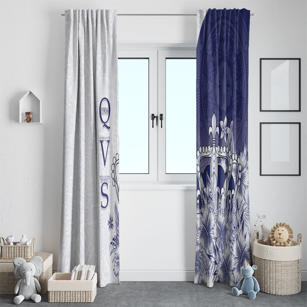 Fiji Queen Victoria School 1906 Window Curtain Floreat Viti