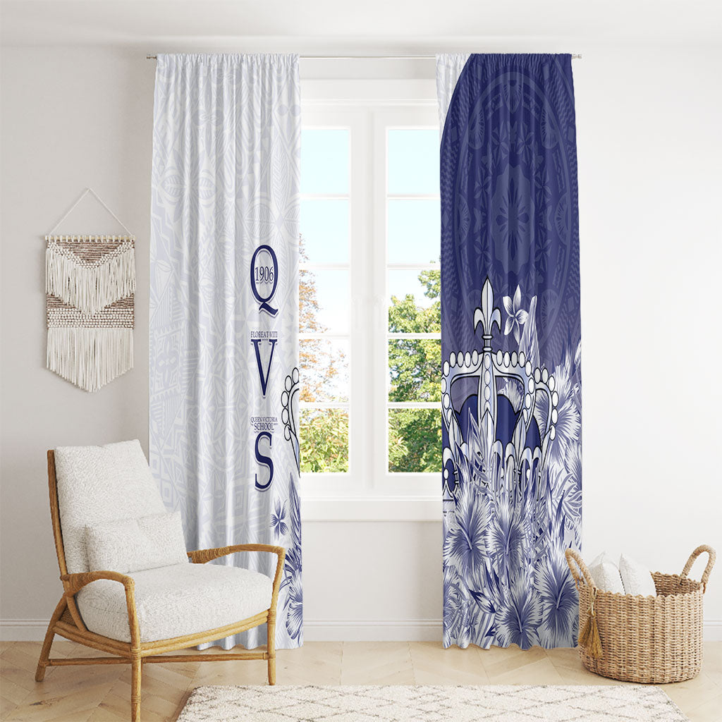Fiji Queen Victoria School 1906 Window Curtain Floreat Viti