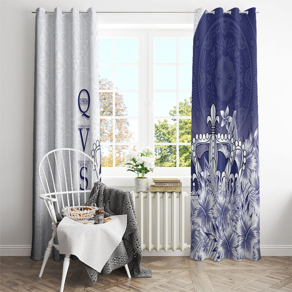Fiji Queen Victoria School 1906 Window Curtain Floreat Viti