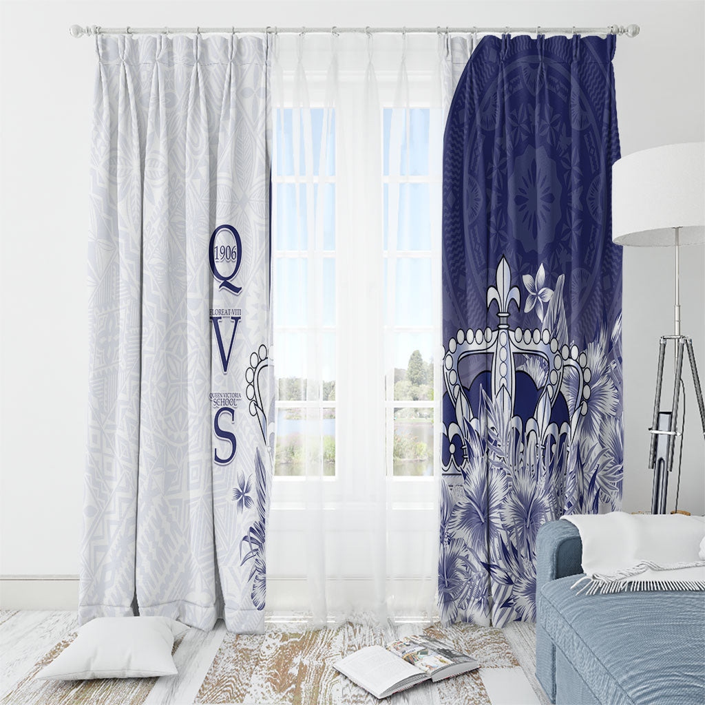 Fiji Queen Victoria School 1906 Window Curtain Floreat Viti