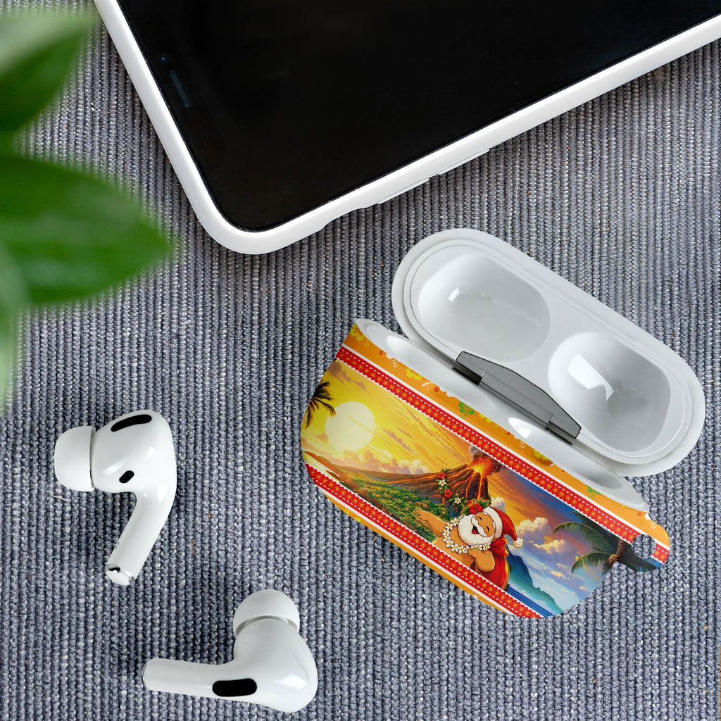 Hawaii Volcano Christmas AirPods Case Have An Explosive Christmas LT05 - Polynesian Pride