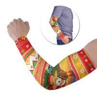 Hawaii Volcano Christmas Arm Sleeves Have An Explosive Christmas LT05 Set of 2 Red - Polynesian Pride