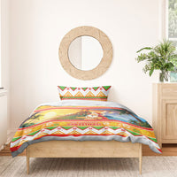 Hawaii Volcano Christmas Bedding Set Have An Explosive Christmas LT05 - Polynesian Pride