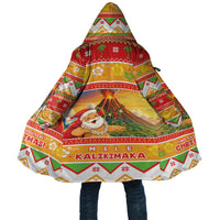 Hawaii Volcano Christmas Cloak Have An Explosive Christmas LT05 Unisex Red - Polynesian Pride