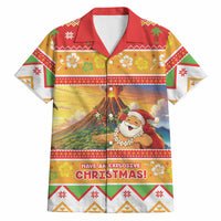 Hawaii Volcano Christmas Hawaiian Shirt Have An Explosive Christmas LT05 Red - Polynesian Pride