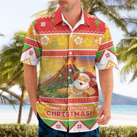 Hawaii Volcano Christmas Hawaiian Shirt Have An Explosive Christmas LT05 - Polynesian Pride