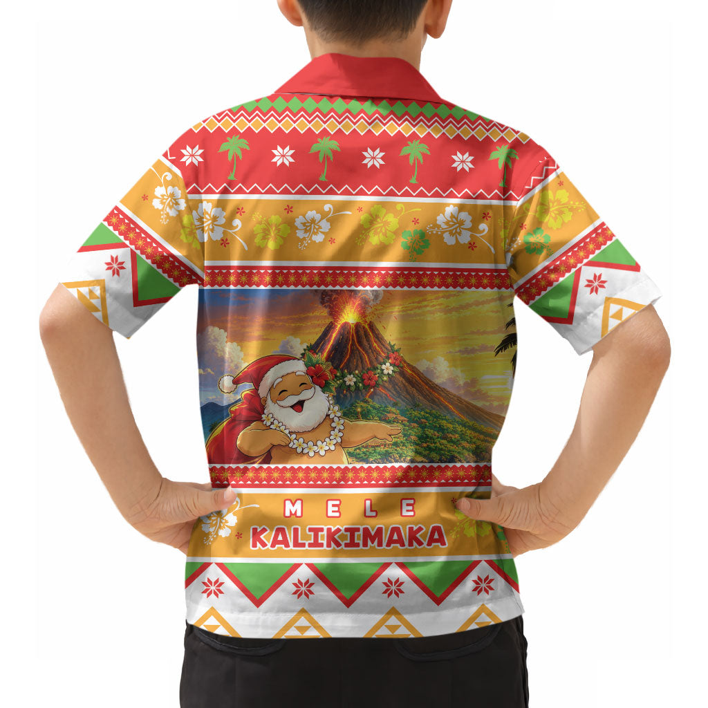 Hawaii Volcano Christmas Hawaiian Shirt Have An Explosive Christmas LT05 - Polynesian Pride