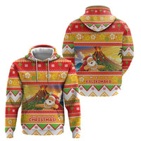 Hawaii Volcano Christmas Hoodie Have An Explosive Christmas LT05 - Polynesian Pride