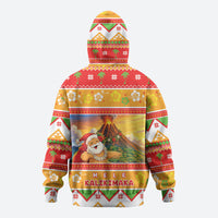 Hawaii Volcano Christmas Hoodie Have An Explosive Christmas LT05 - Polynesian Pride