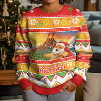 Hawaii Volcano Christmas Kid Ugly Christmas Sweater Have An Explosive Christmas LT05 - Polynesian Pride