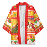 Hawaii Volcano Christmas Kimono Have An Explosive Christmas LT05 Unisex Red - Polynesian Pride