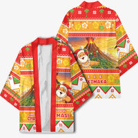 Hawaii Volcano Christmas Kimono Have An Explosive Christmas LT05 - Polynesian Pride
