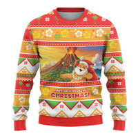 Hawaii Volcano Christmas Ugly Christmas Sweater Have An Explosive Christmas LT05 - Polynesian Pride