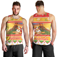 Hawaii Volcano Christmas Men Tank Top Have An Explosive Christmas LT05 - Polynesian Pride