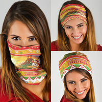 Hawaii Volcano Christmas Neck Gaiter Have An Explosive Christmas LT05 - Polynesian Pride