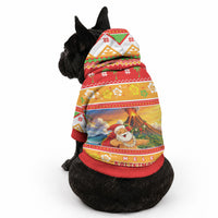 Hawaii Volcano Christmas Pet Hoodie Have An Explosive Christmas LT05 - Polynesian Pride