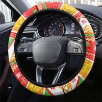 Hawaii Volcano Christmas Steering Wheel Cover Have An Explosive Christmas LT05 - Polynesian Pride