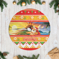 Hawaii Volcano Christmas Tree Skirt Have An Explosive Christmas LT05 Casual Red - Polynesian Pride
