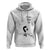 Lung Cancer Awareness Hoodie Never Give Up Polynesian Style LT05 White - Polynesian Pride