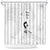 Lung Cancer Awareness Shower Curtain Never Give Up Polynesian Style LT05 White - Polynesian Pride