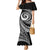 Personalised New Zealand Bungy Jumping Mermaid Dress Maori Pattern LT05 Women Black - Polynesian Pride