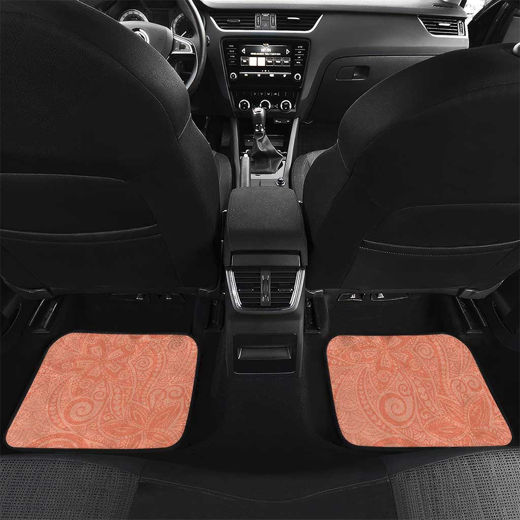 Hawaii Kauai Na Pali Coast Landscape Car Mats LT05 Set 2pcs - Back Peach - Polynesian Pride