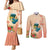 Hawaii Kauai Na Pali Coast Landscape Couples Matching Mermaid Dress and Long Sleeve Button Shirt