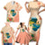 Hawaii Kauai Na Pali Coast Landscape Family Matching Short Sleeve Bodycon Dress and Hawaiian Shirt