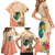 Hawaii Kauai Na Pali Coast Landscape Family Matching Short Sleeve Bodycon Dress and Hawaiian Shirt