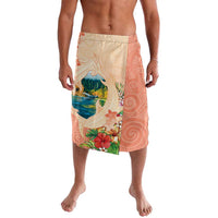 Hawaii Kauai Na Pali Coast Landscape Lavalava LT05 Peach - Polynesian Pride
