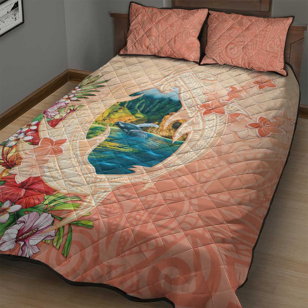 Hawaii Kauai Na Pali Coast Landscape Quilt Bed Set LT05 - Polynesian Pride